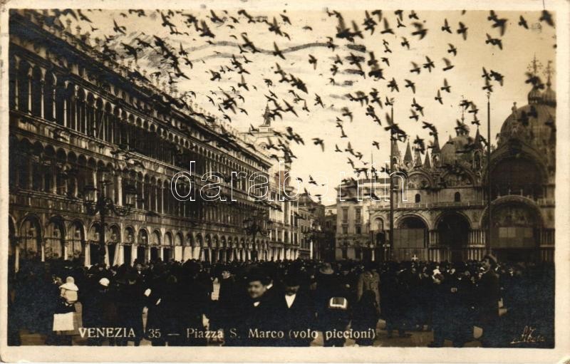 * T2 Venezia, Venice; Piazza S. Marco, Volo Piccioni / Pigeons - Ohne Zuordnung