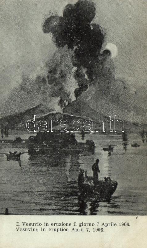 ** T2 Vesuvius In Eruption April 7, 1906; American Bilingual Postcard - Ohne Zuordnung