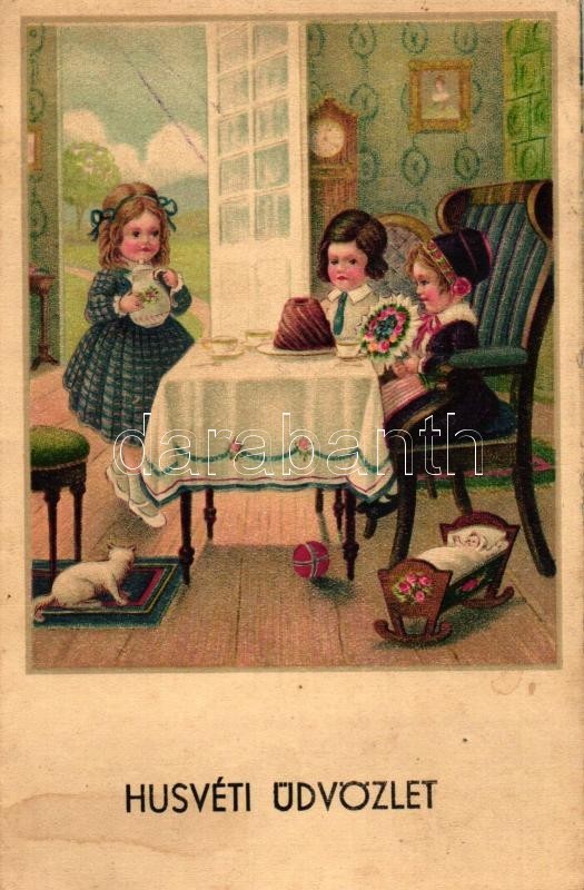 T2/T3 Easter, Children, Erika Nr. 3074 A. Litho (EK) - Non Classificati