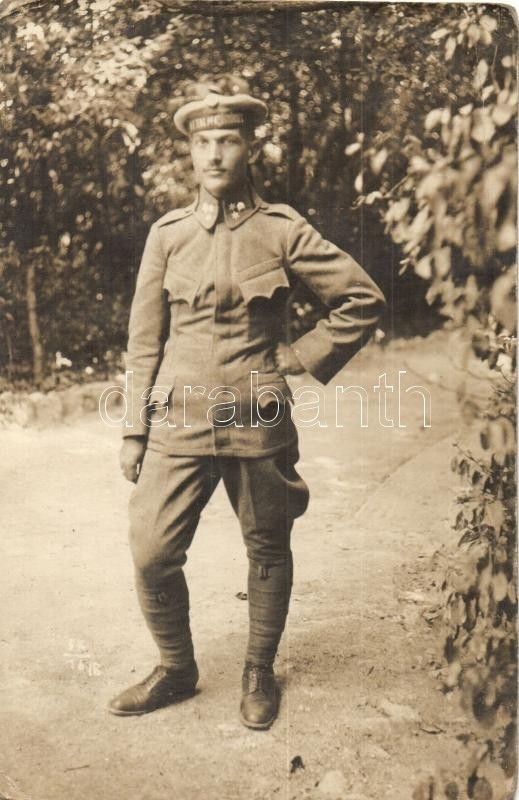 T2/T3 1916 Magyar Királyi Tengeri Pénzügyőrség Matróza / Mariner Of The WWI Hungarian Maritime Finance Guard, Photo (fa) - Ohne Zuordnung