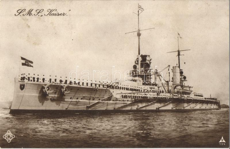 ** T2 SMS Kaiser, Battleship Of German Kaiserliche Marine - Ohne Zuordnung