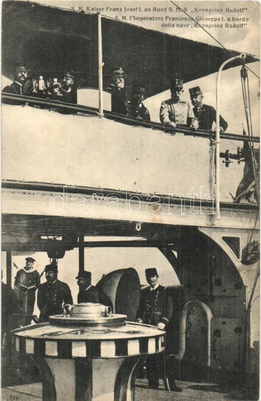 ** T1/T2 SM Kaiser Franz Josef I. An Bord SMS Kronprinz Rudolf / I. Ferenc József és Anton Haus Az Osztrák-Magyar Hadite - Ohne Zuordnung