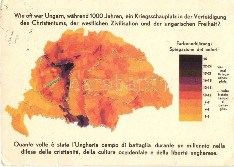 T2/T3 Hányszor Volt Hadszíntér Magyarország Ezer év Alatt A Kereszténység, A Nyugati Kultúra és A Magyar Szabadság Védel - Ohne Zuordnung