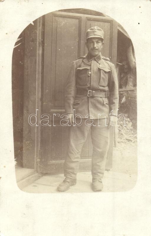 * T2/T3 1916 Osztrák-magyar Katona A Tiroli Havasokban / WWI Austro-Hungarian K.u.K. Soldier By The Tyrolean Alps, Photo - Ohne Zuordnung