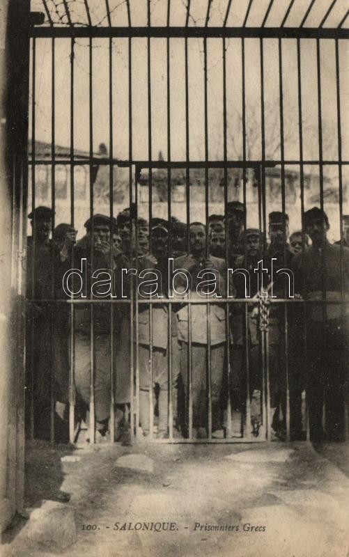** T3 Thessaloniki, Salonique; Greek Prisoners Of War (gluemark) - Ohne Zuordnung