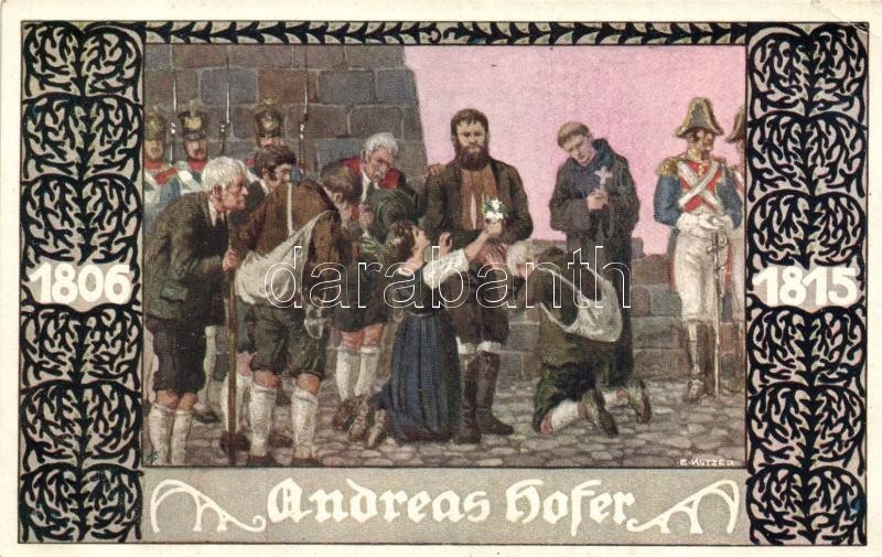 ** T3 1806-1815 Andreas Hofer, Bund Der Deutschen In Böhmen / German Military Art Postcard S: E. Kutzer (EK) - Ohne Zuordnung