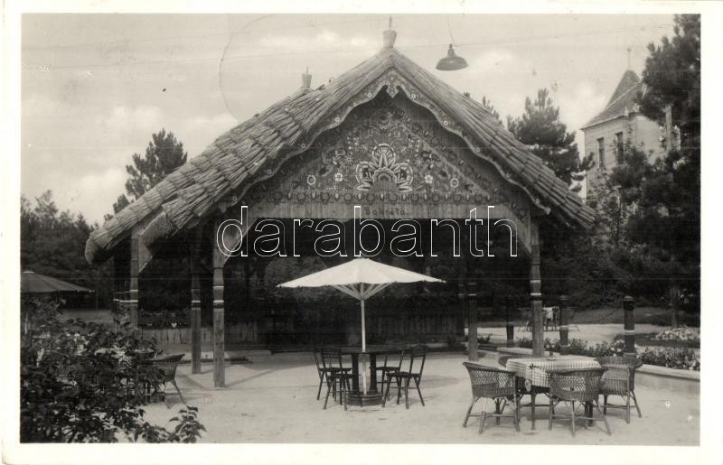 T2 Hajmáskér, Helyőrségi Tiszti Kaszinó 'Bokréta' Nyári Helyisége / Summer Terrace Of The Hungarian Officers' Casino In  - Ohne Zuordnung