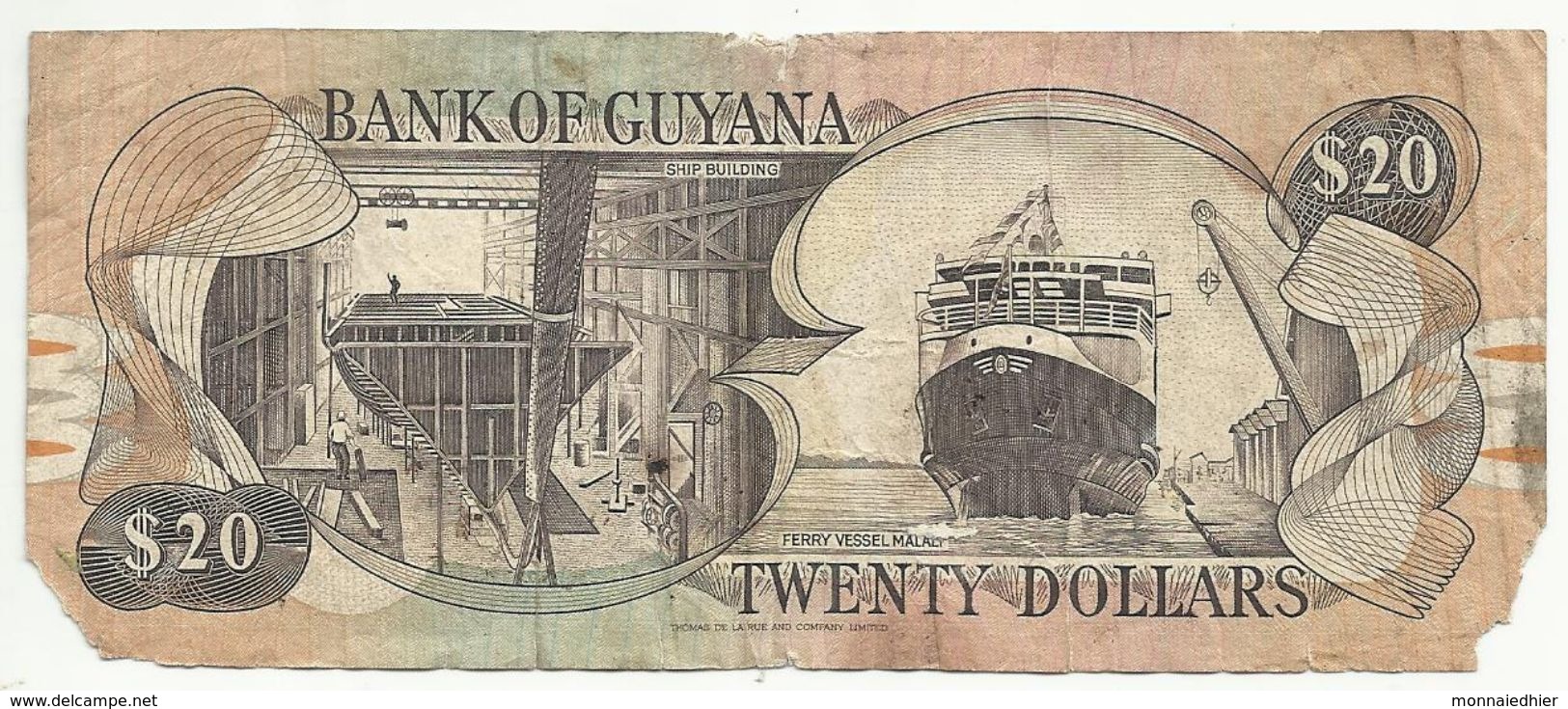 GUYANA , GUYANE , 20 $ , 20 Dollars , 1996 , N° 30 B2 - Guyana