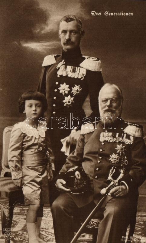 * T1/T2 Ludwig III Of Bavaria, Rupprecht, Crown Prince Of Bavaria, Albrecht, Duke Of Bavaria - Ohne Zuordnung