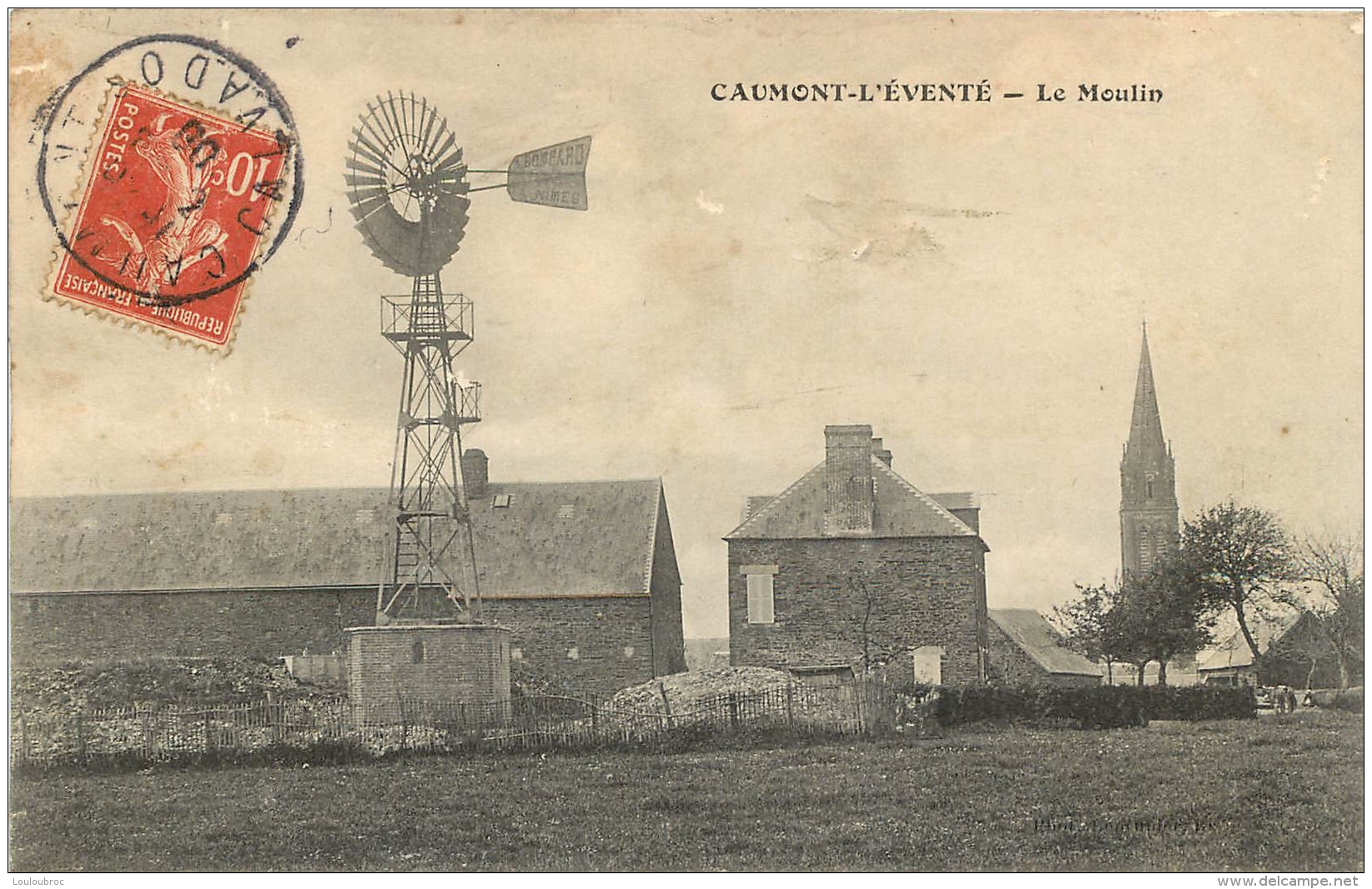 CAUMONT L'EVENTE LE MOULIN  EOLIENNE - Autres & Non Classés