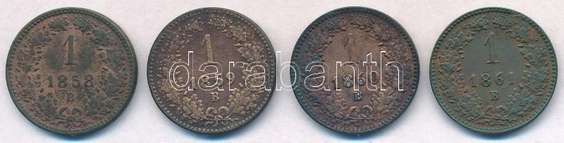 1858B 1kr Cu + 1859B 1kr Cu + 1860B 1kr Cu + 1861B 1kr Cu T:2,2- Patina
Adamo M4 - Ohne Zuordnung