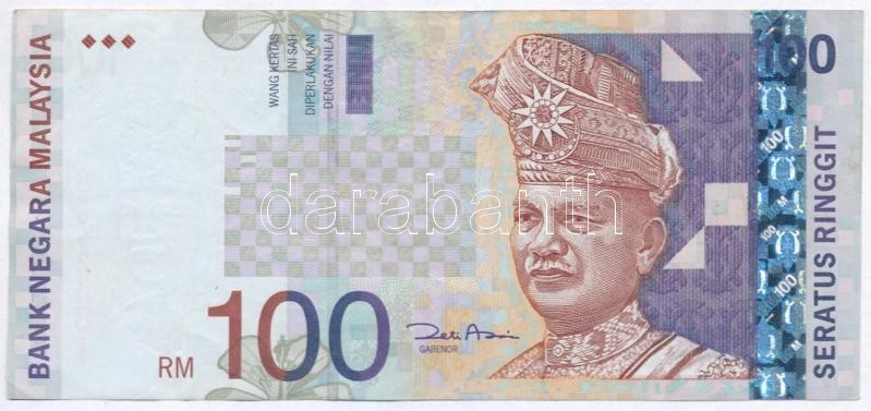 Malajzia 2001. 100R T:III
Malaysia 2001. 100 Ringgit C:F
Krause 44. - Ohne Zuordnung