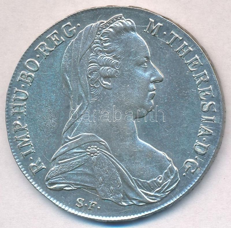 Ausztria 1780SF Tallér Ag 'Mária Terézia' Utánveret T:1-
Austria 1780SF Thaler Ag 'Maria Theresia' Restrike C:AU - Ohne Zuordnung