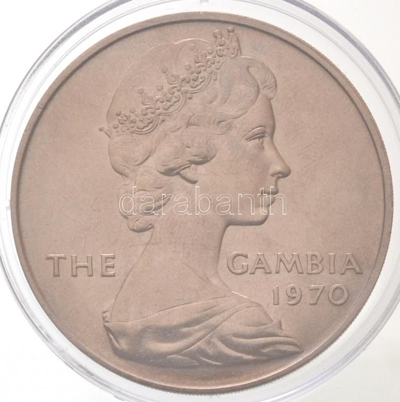 Gambia 1970. 8Sh Cu-Ni 'Víziló' T:1,1-
Gambia 1970. 8 Shillings Cu-Ni 'Hippopotamus' C: UNC,AU
Krause KM#7 - Ohne Zuordnung