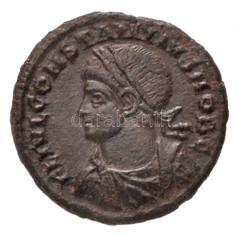 Római Birodalom / Siscia / II. Constantius 328-329. AE Follis (2,52g) T:2,2-
Roman Empire / Siscia / Constantius II 328- - Ohne Zuordnung