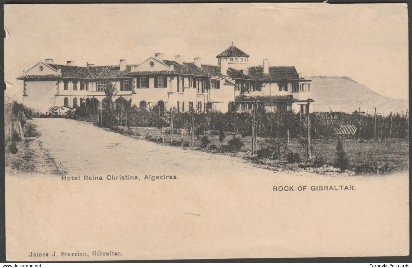 Hotel Reina Christina, Algeciras, España, C.1905 - Sterrico Tarjeta - Other & Unclassified