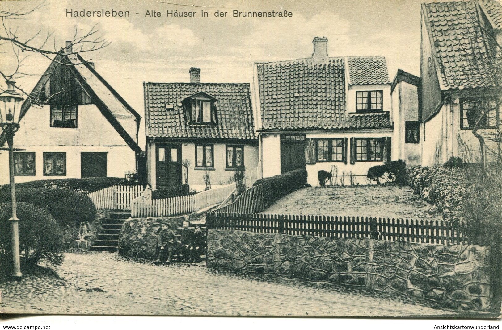 Hadersleben - Alte Häuser In Der Brunnenstrasse (003046) - Nordschleswig