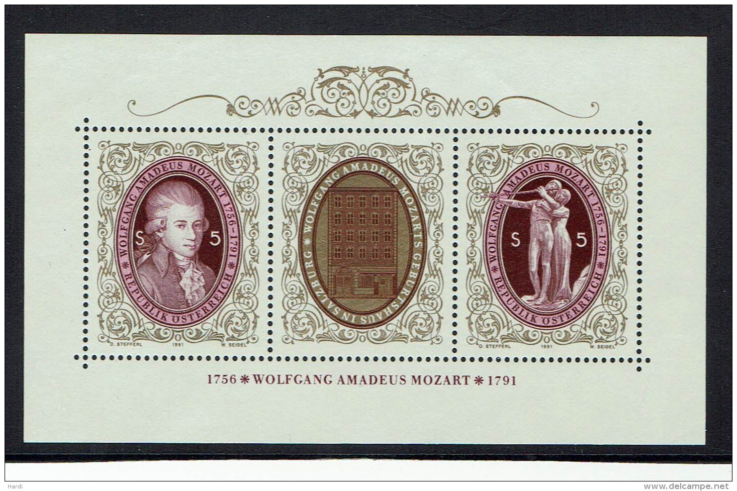 Österreich 1991  "200. Todestag Von Wolfgang Amadeus Mozart"  MiNr 2021,2022, Postfrisch - Unused Stamps