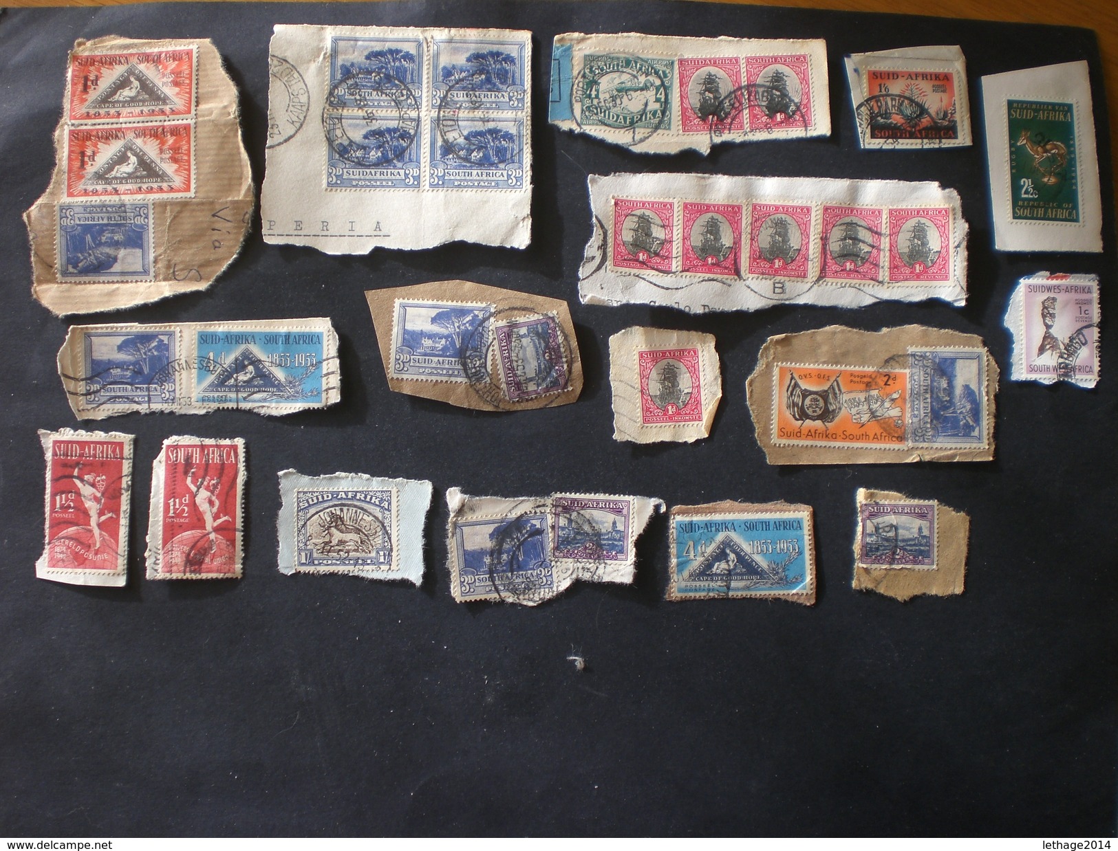 South Africa Afrique Du Sud STOCK LOT MIX FRAGMANT - Collections, Lots & Series