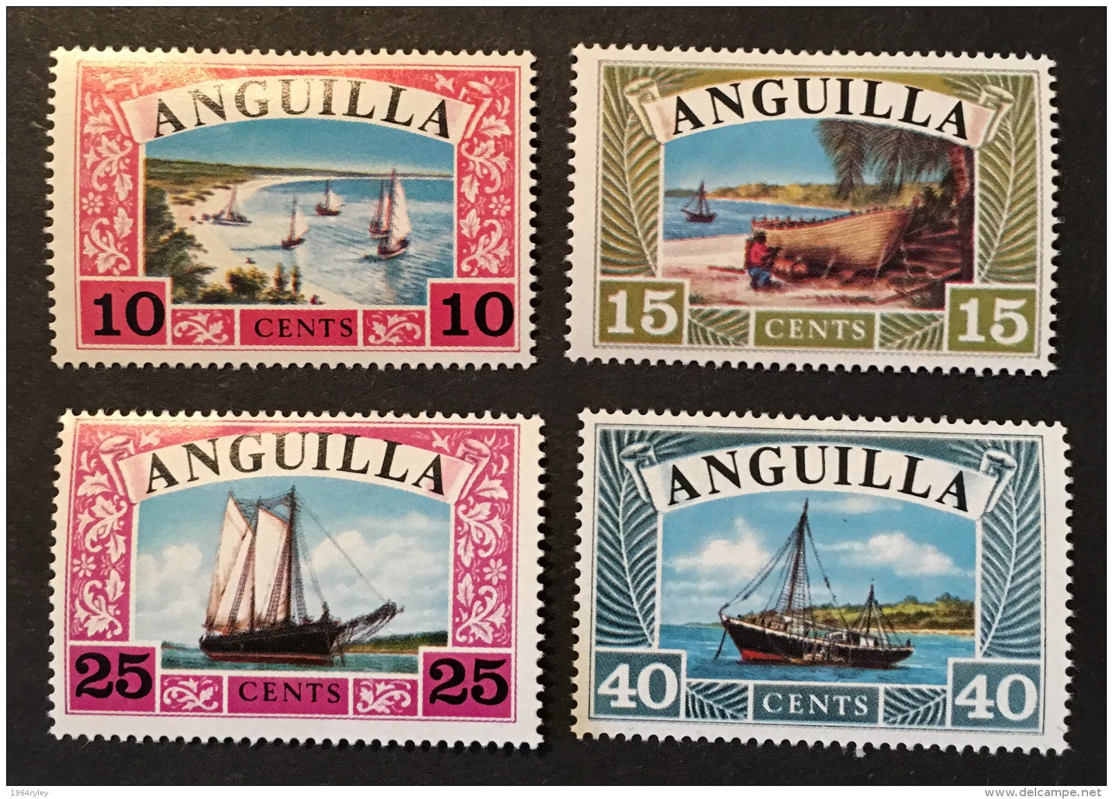 Anguilla   - MH*  - 1968  - # 32/35 - Anguilla (1968-...)