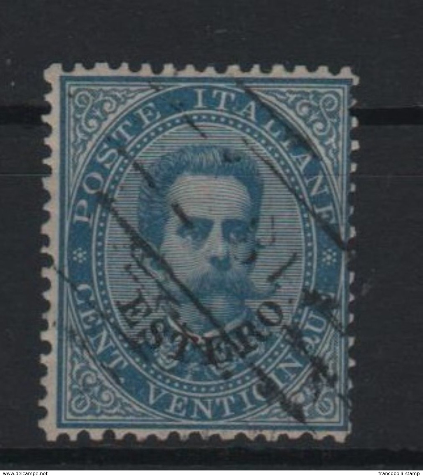 1881-83 Umberto I 25 C. US - Amtliche Ausgaben