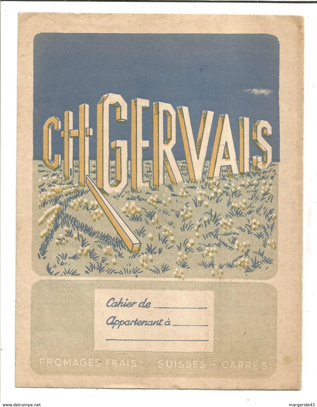 PROTEGE CAHIER CH. GERVAIS - Protège-cahiers