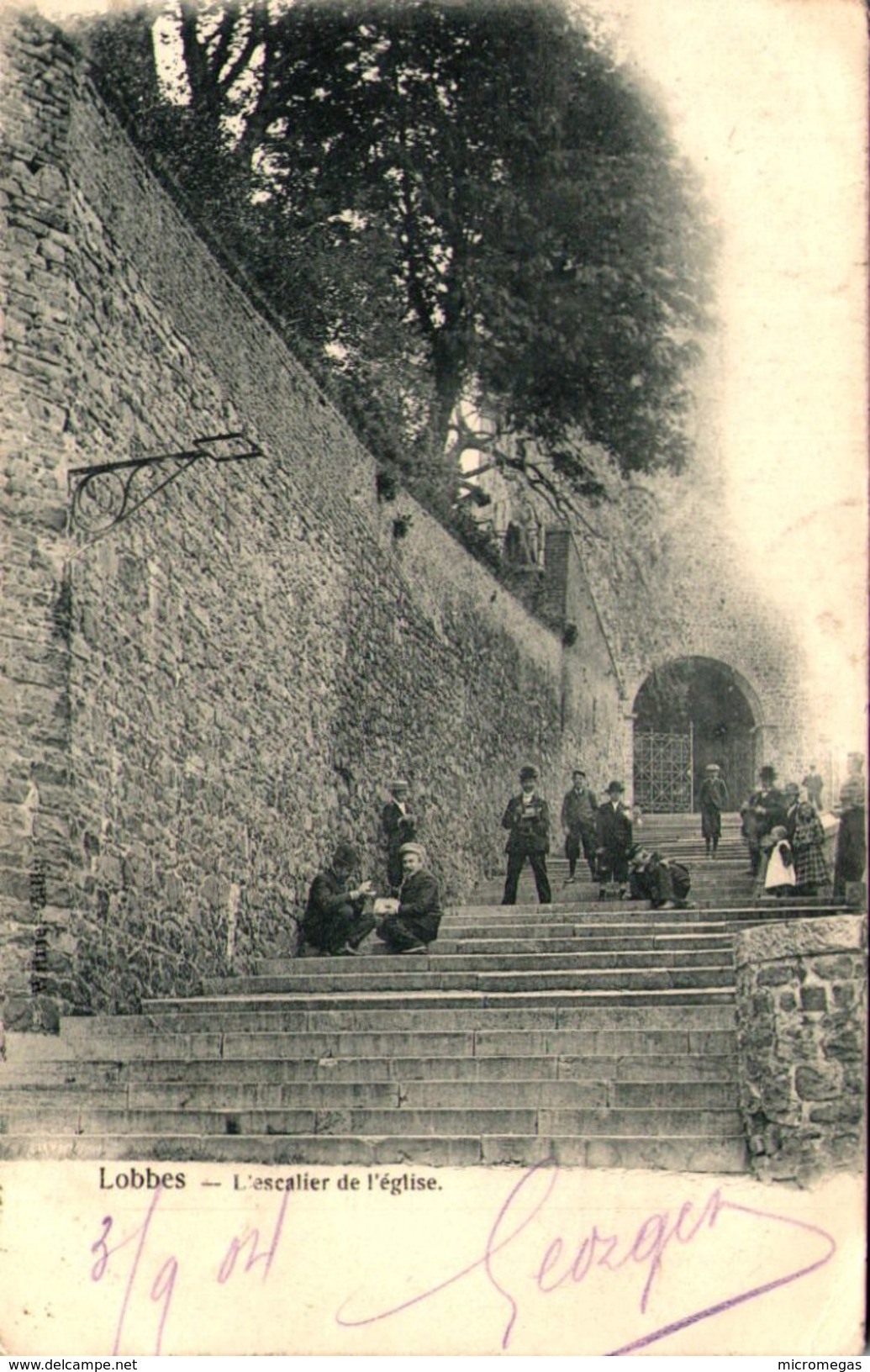 LOBBES - L'Escalier De L'Eglise - Lobbes