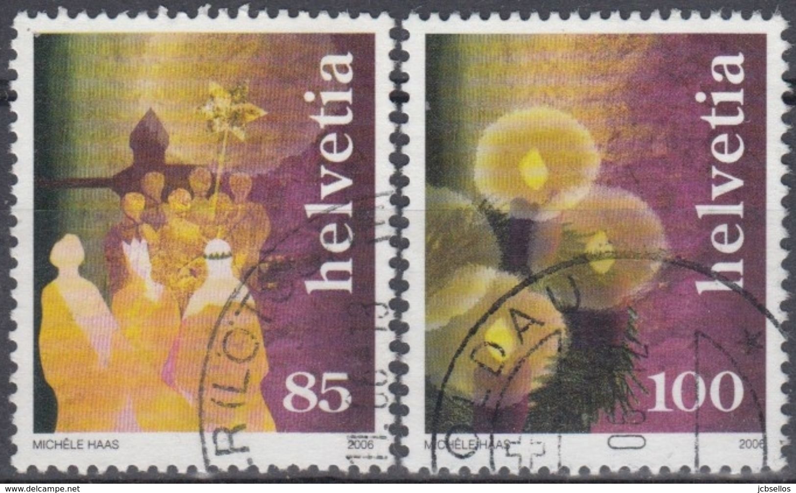 SUIZA 2006 Nº 1917/18 USADO - Usados