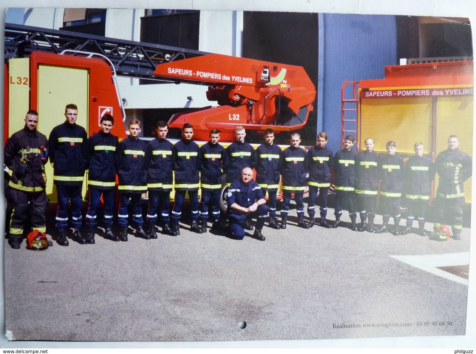 CALENDRIER POMPIERS HOUILLES SARTROUVILLE 2016  Avec 4 Coloriages LES POMPIERS De STEDO - Agendas & Calendarios