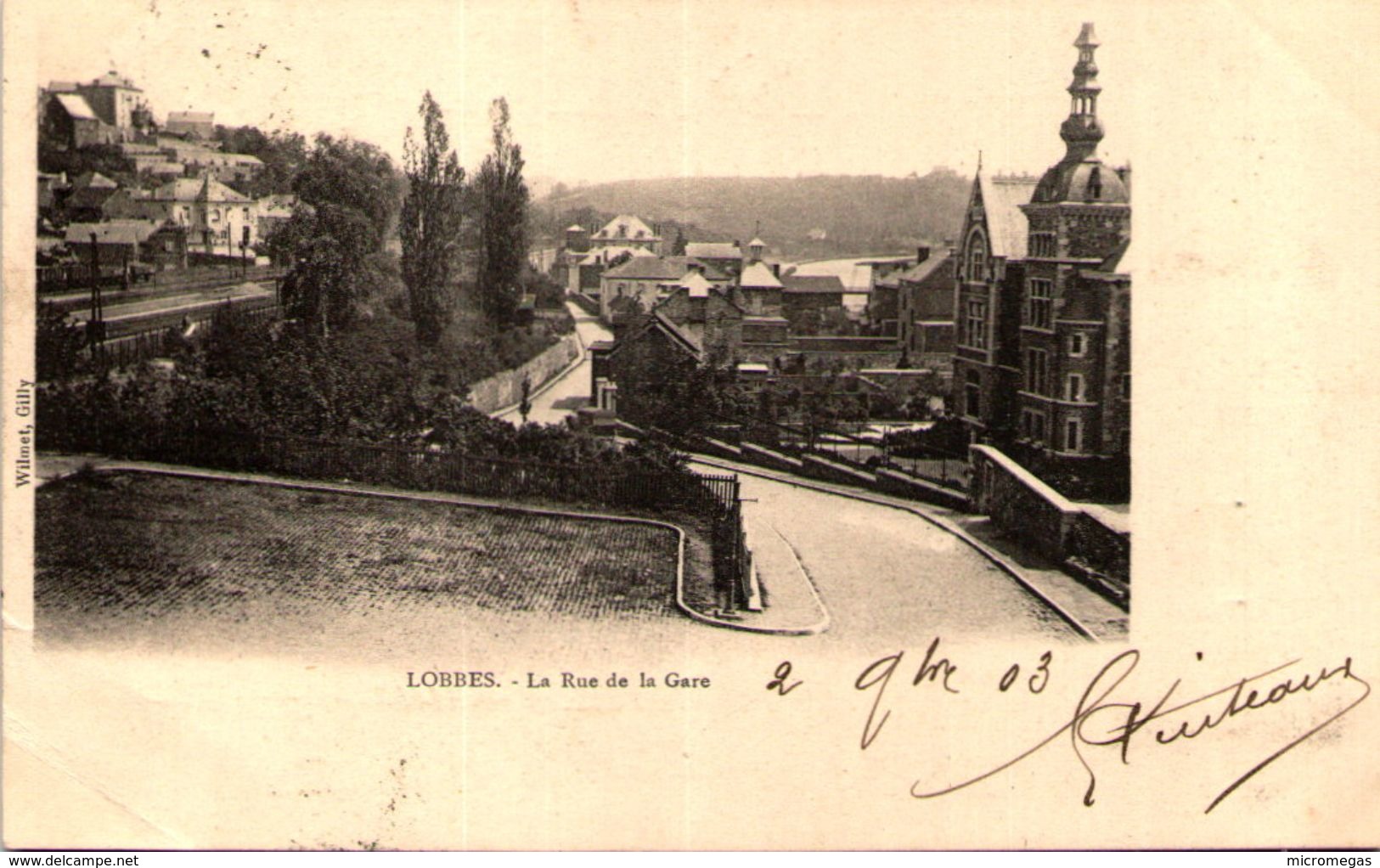 LOBBES - La Rue De La Gare - Lobbes