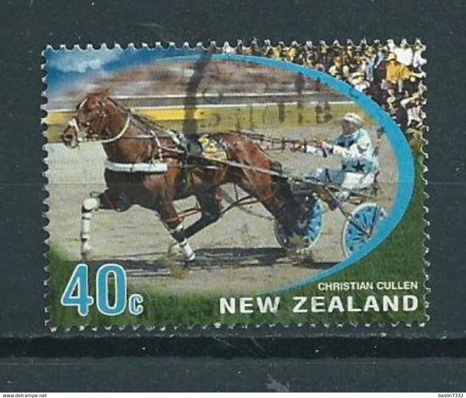 2002 New Zealand 40 Cent Horses,paarden,pferde Used/gebruikt/oblitere - Gebruikt
