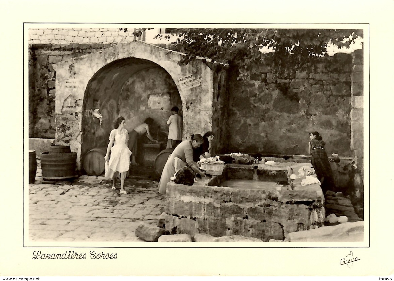 CORSE - Jour De Lessive à La Fontaine Et Au Lavoir - Femmes Corses - Autres & Non Classés