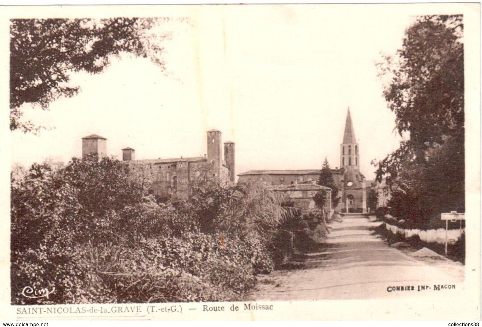 Saint-Nicolas-de-la-Grave (T. Et G.) Route De Moissac - Saint Nicolas De La Grave