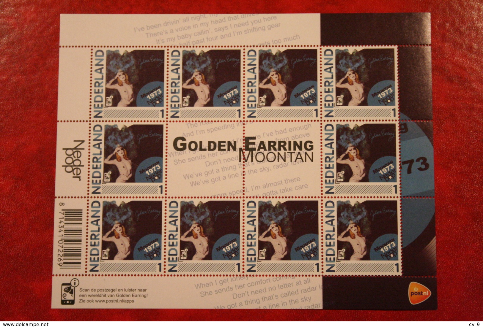 GOLDEN EARRING Nederpop Music Persoonlijke Zegel NVPH 2791 2011 POSTFRIS / MNH ** NEDERLAND / NIEDERLANDE - Personalisierte Briefmarken