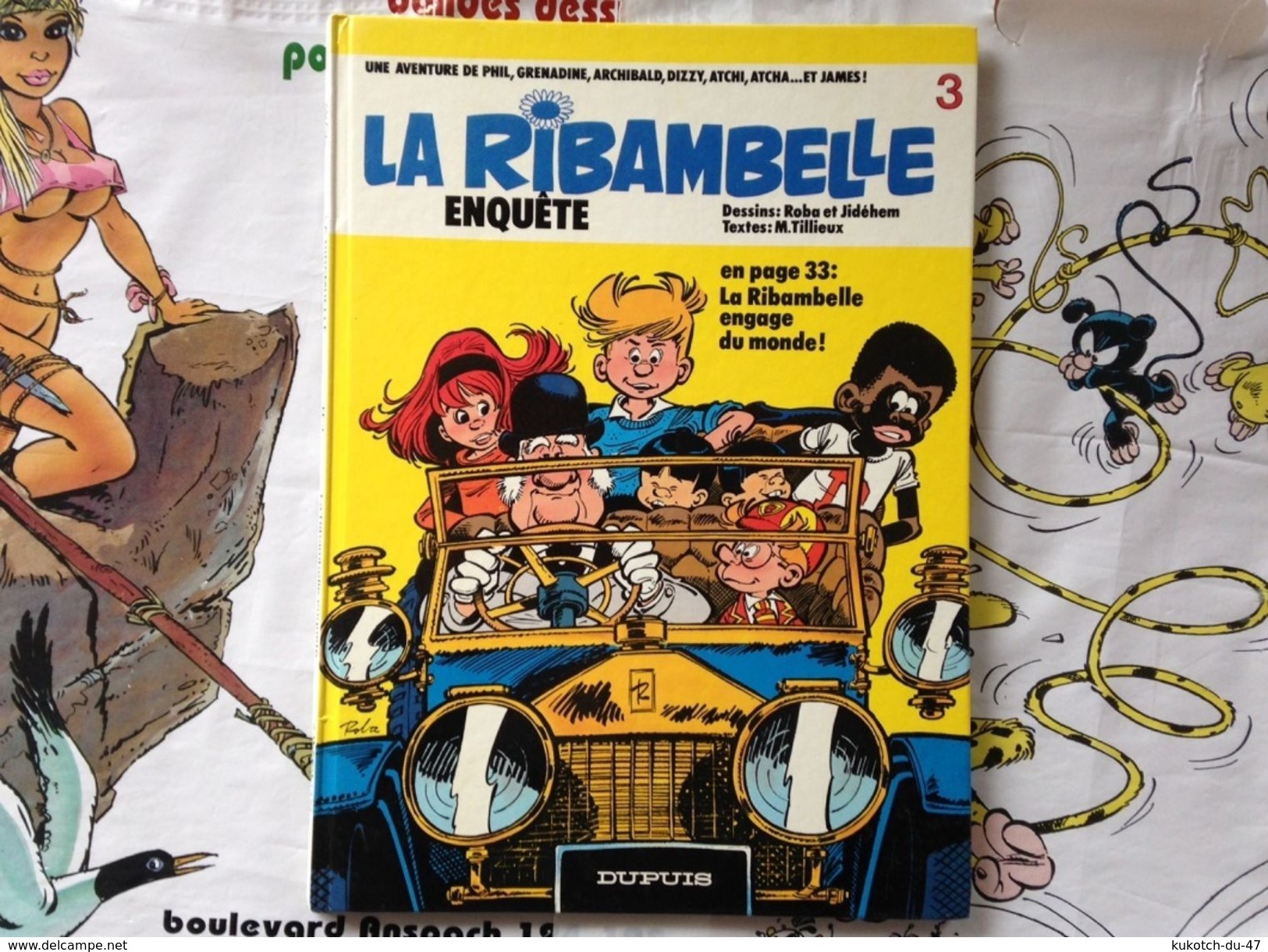 BD La Ribambelle - Tome 3 - Roba (E.O.) - Ribambelle, La