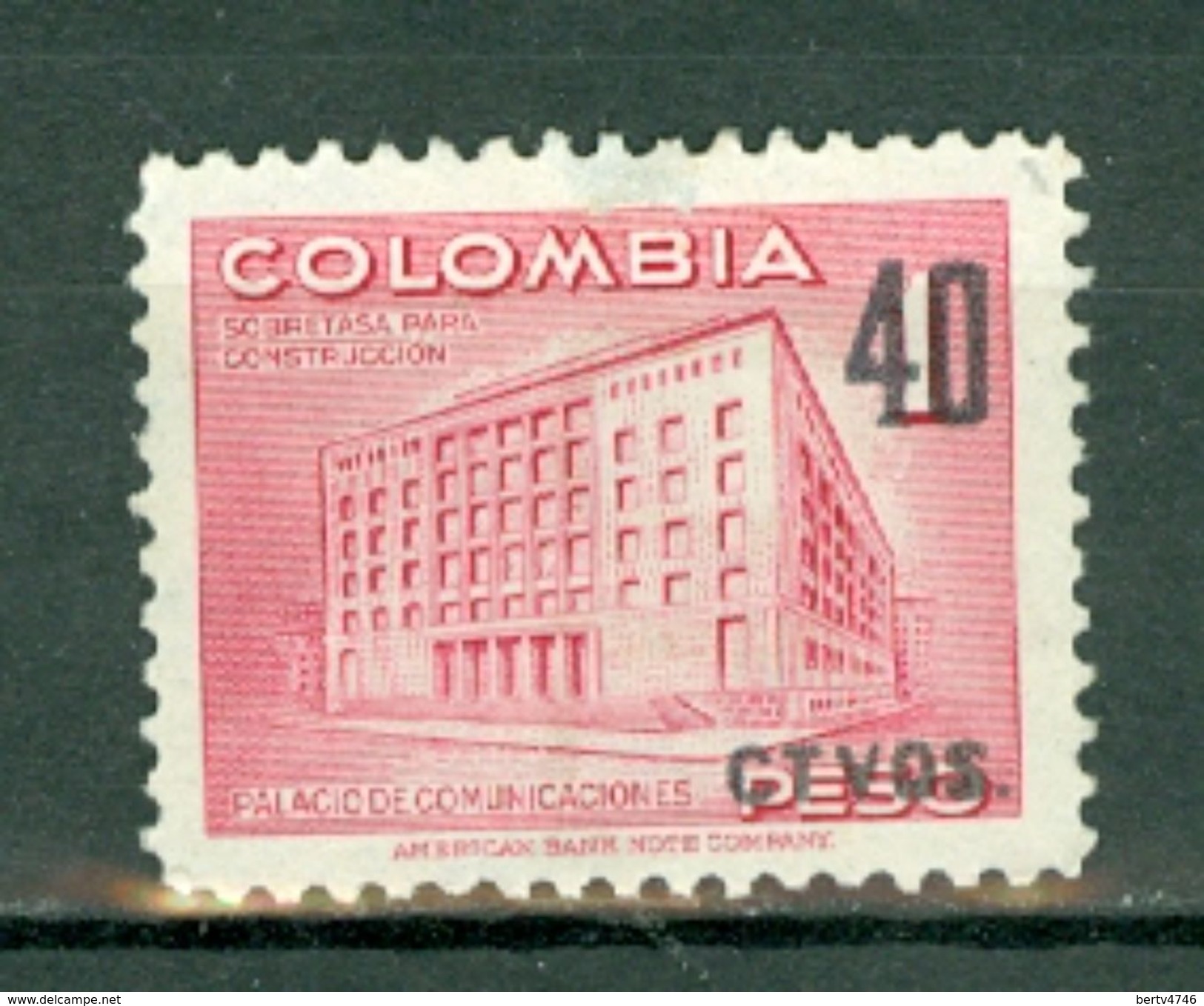 Colombia 1953 Yv 476 -   Used - Colombie