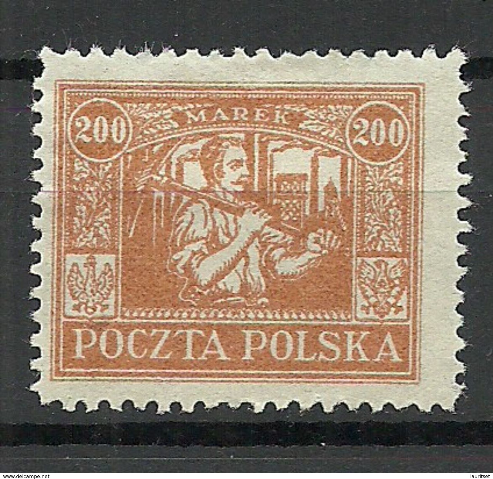 POLEN Poland 1923 Ostoberschlesien Michel 19 * - Silésie