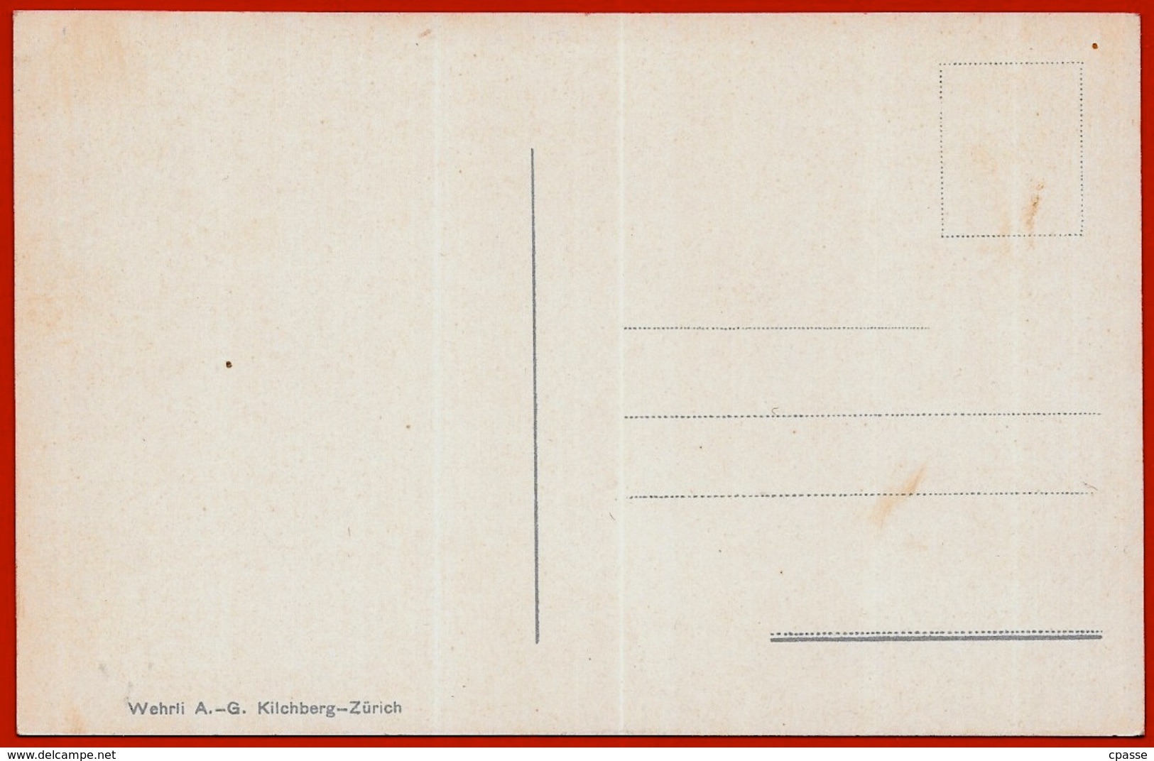 CPA  SUISSE ZH ZURICH (vue Générale) ° Wehrli A.-G. Kilchberg-Zürich N° 2903 - Kilchberg