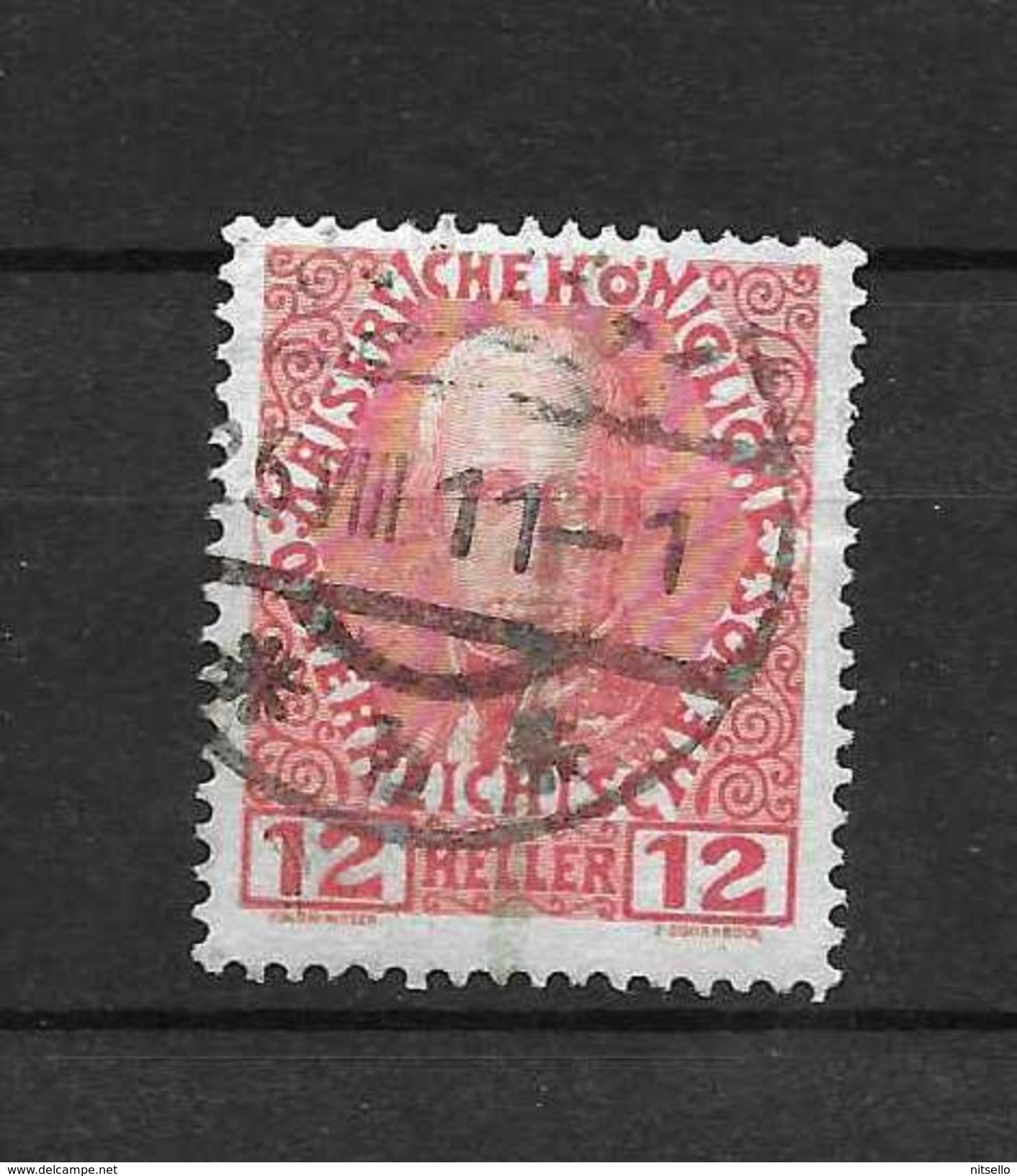 LOTE 1557   ///  AUSTRIA 1908  YVERT Nº:  107 - Used Stamps