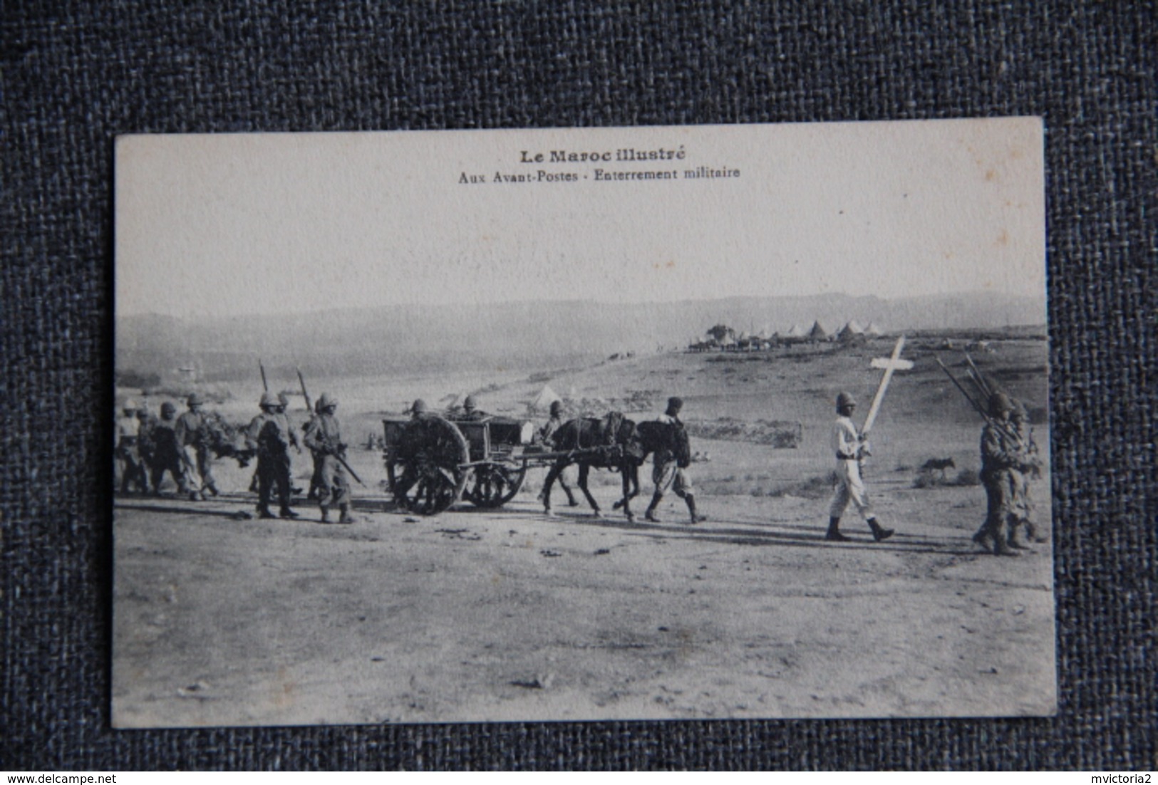 Campagne Du MAROC, 1913 - Enterrement D'un Soldat. - Guerres - Autres