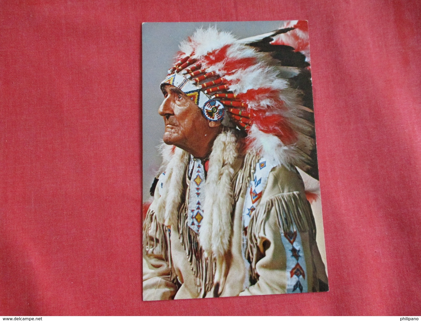 Chief Red Fox-- Not Mailable--== ====ref 2795 - Indiani Dell'America Del Nord