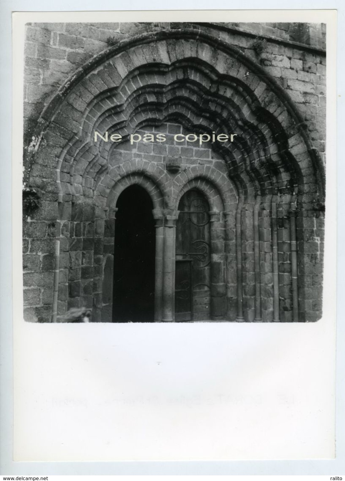 LE DORAT église Vers 1960 HAUTE-VIENNE 87 - GRANDE PHOTO - Lieux