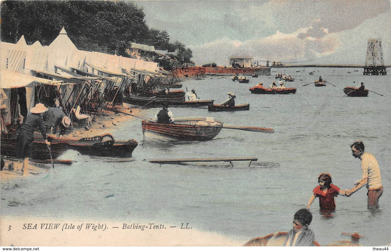 ¤¤   -   ROYAUME-UNI  -  ANGLETERRE  -  ISLE Of WIGHT   -  Bathing-Tents  -  ¤¤ - Altri & Non Classificati