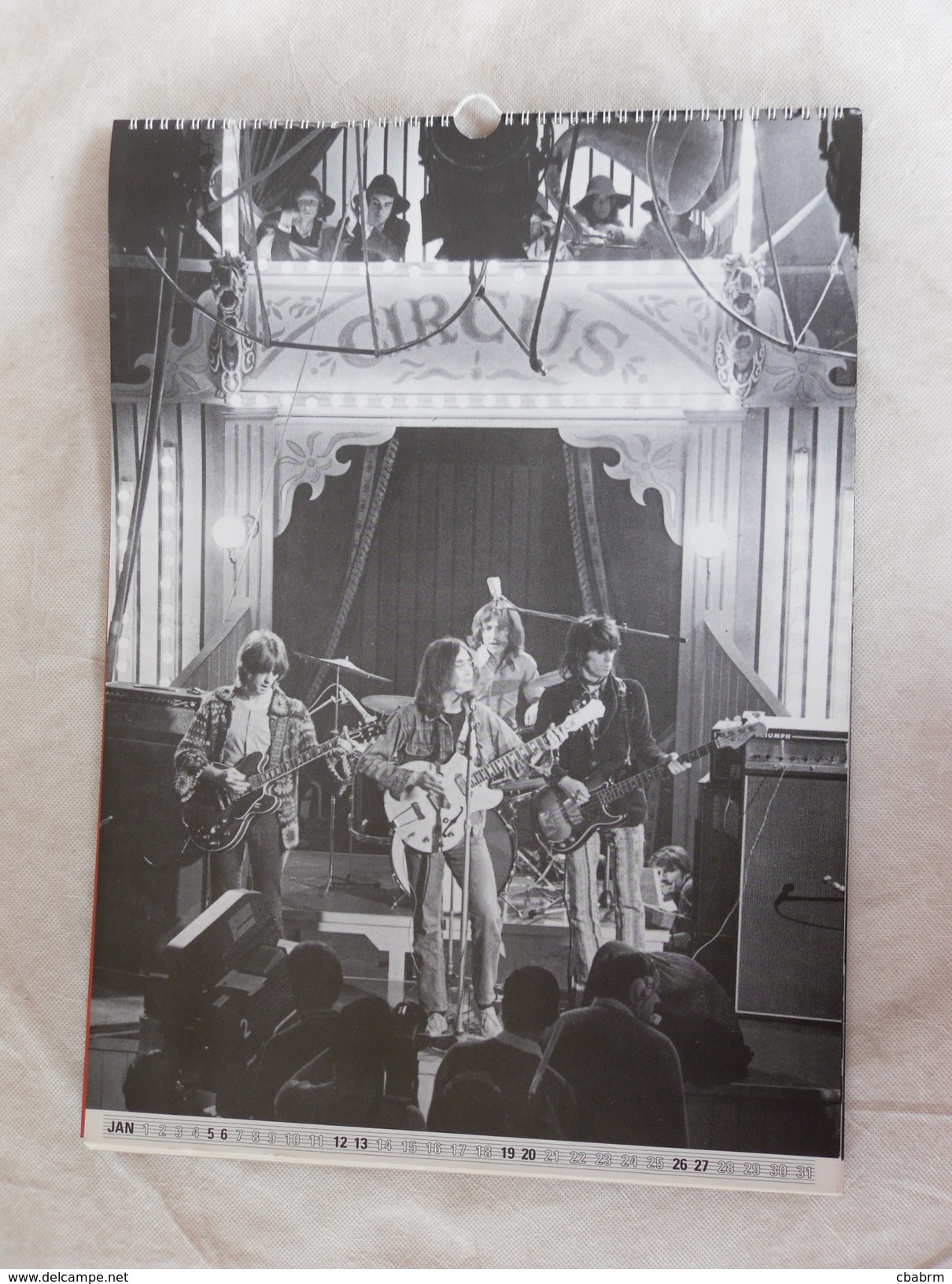 ROLLING STONES DOORS DYLAN BEATLES HENDRIX CALENDRIER 1991 PUBLISHED BY K.G.B. - Grossformat : 1991-00