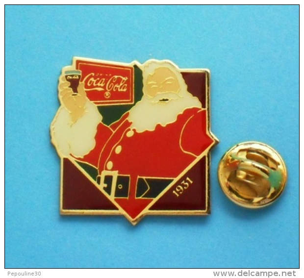 1 PIN'S  //   ** COCA COLA 1931 / PÈRE NOËL ** . (© 1985 Wilson Marketing The Coca-Cola Company) - Coca-Cola