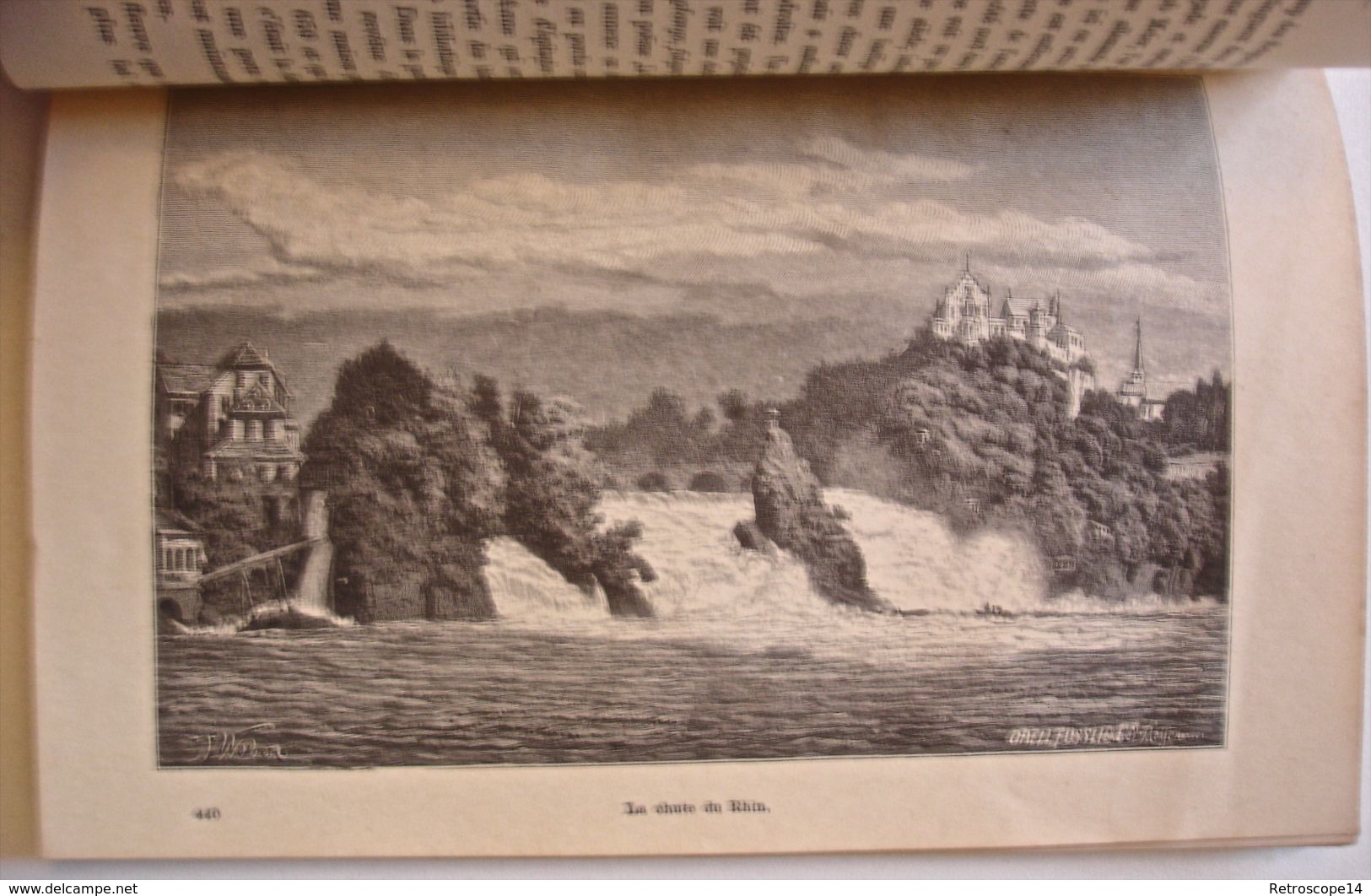 SCHAFFHOUSE ET LA CHUTE DU RHIN. 18 Gravures C.1880, Helvetica. L'Europe Illustrée. Schweiz Switzerland - 1801-1900