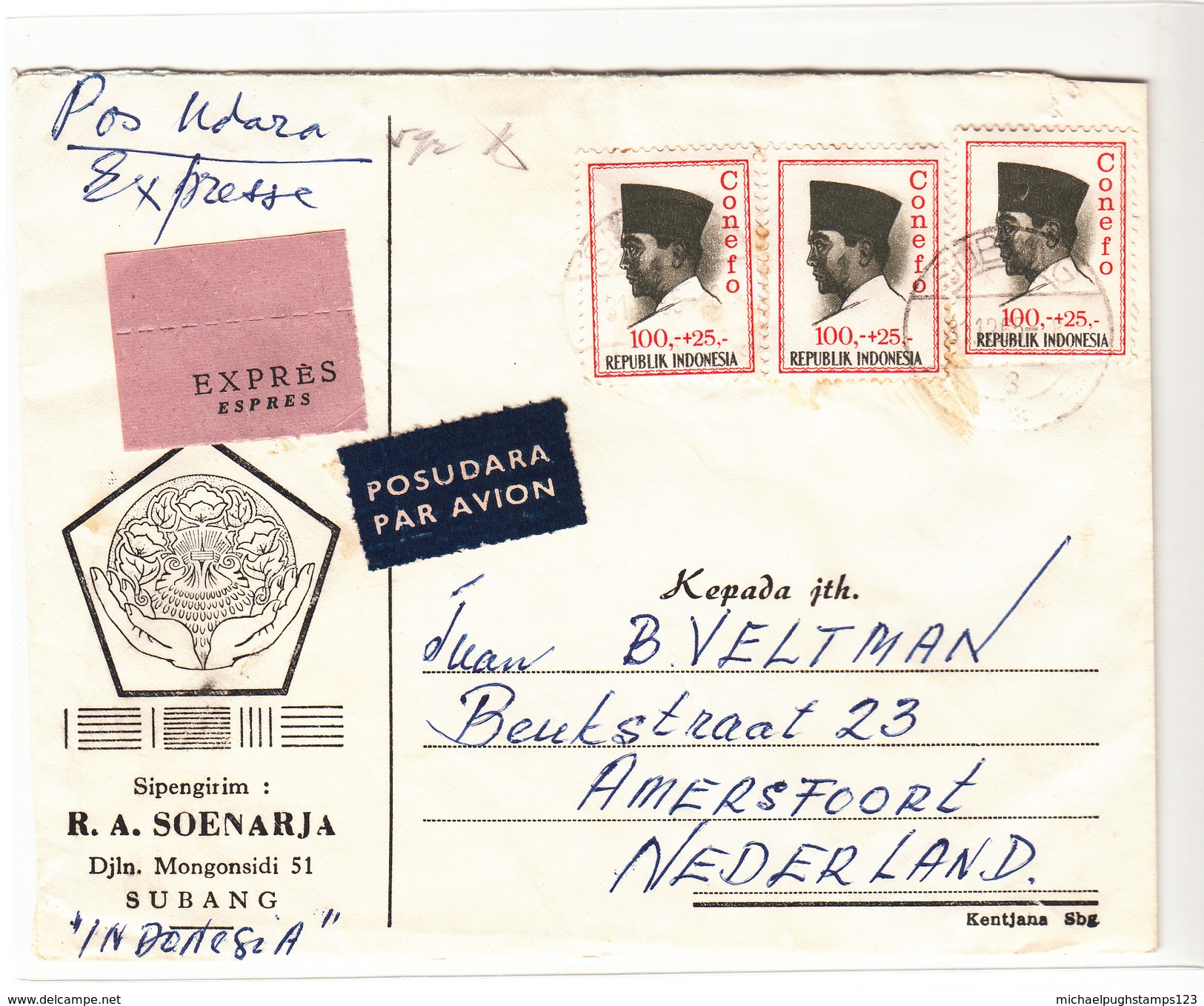 Indonesia / Airmail / Express Mail / Charity Stamps - Indonesia