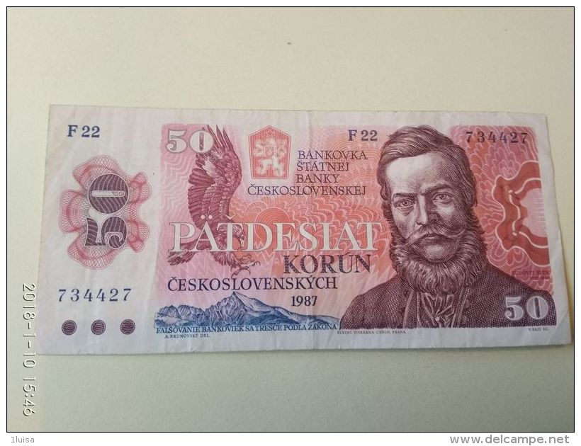 50 Korun 1987 - Cecoslovacchia