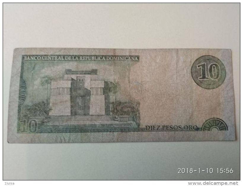 10  Pesos Oro 2000 - Repubblica Dominicana