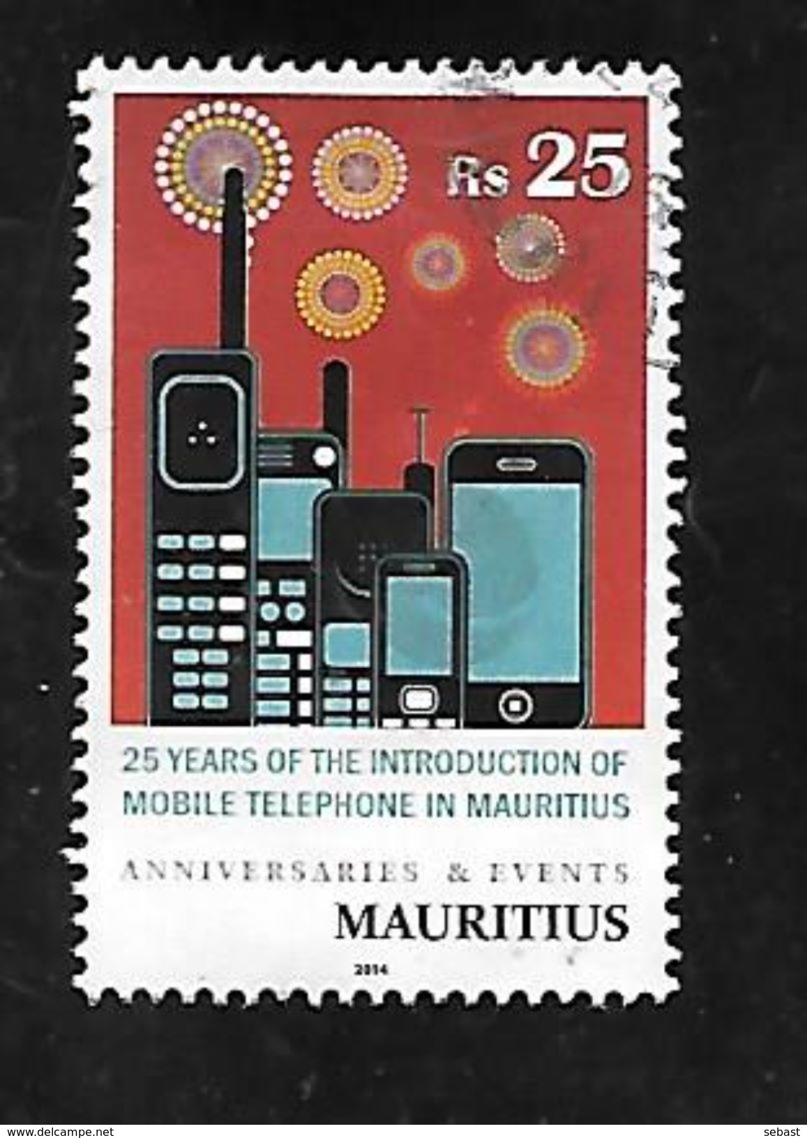 TIMBRE OBLITERE DE MAURICE DE 2014 N° MICHEL 1156 - Mauritius (1968-...)